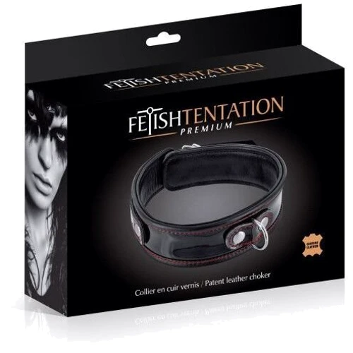 Ошейник Fetish Tentation Premium Patent leathe chocker