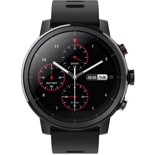 Смарт-часы Amazfit Stratos Black: Дисплей 1.34" TFT ( 320x300)
