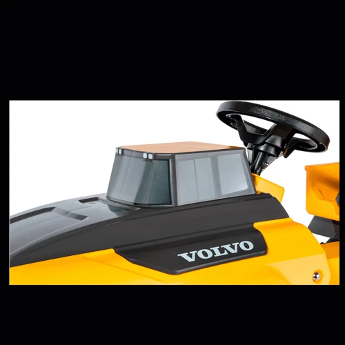 Трактор педальний Rolly Toys rollyTruck Volvo жовтий (881 тисячі): Матеріал корпусу пластик