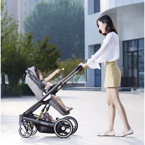 Детская коляска 2 в 1 трансформер Xiaomi Bebehoo stroller grey: Количество блоков 1
