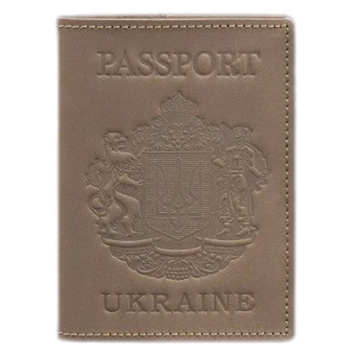 Обкладинка для паспорта BlankNote світло-бежева (BN-OP-UA-beige-kr)