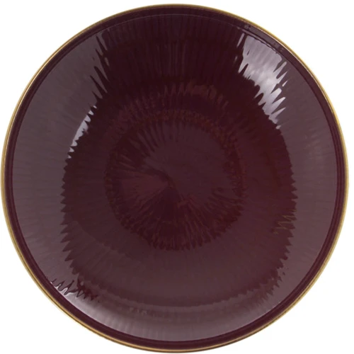 Тарелка глубокая Alba ceramic Bordeaux 21 см (769-056)