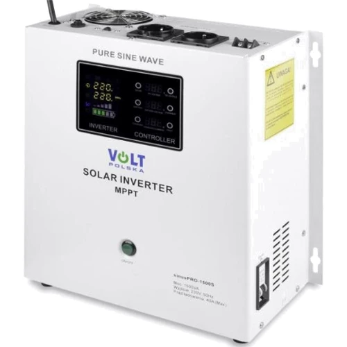 Гібридний сонячний інвертор (hybrid) Volt Polska SINUS PRO 1500S (3SPS150012): Форма вихідного сигналу Чистая синусоида