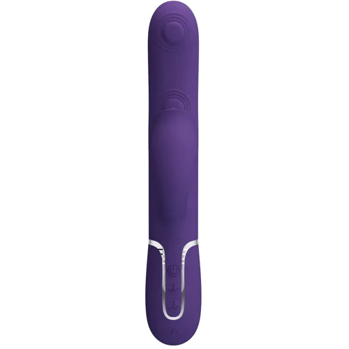 Пульсатор с клиторальным стимулятором LYBAILE Pretty Love Gigi Dark Purple (BW-500035-2)