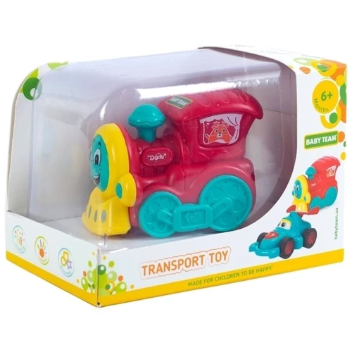 Паровозик Baby Team инерционный красный (8620): Тип прочее