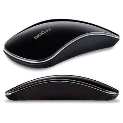 Мишка RAPOO T6 wireless сенсортная оптична, чорна: Радіус дії 10 м