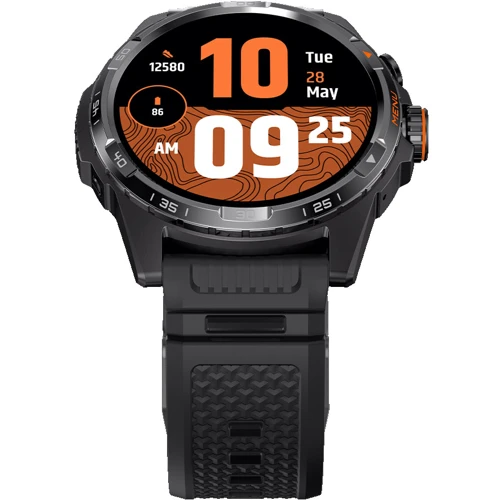 Смарт-часы Mobvoi TicWatch Atlas GPS Black: Материал корпуса нержавеющая сталь