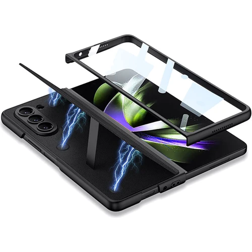 Чохол для телефона GKK Leather Wallet with Stand Black для Samsung F946 Galaxy Fold 5: Сумісність Samsung F946 Galaxy Fold 5