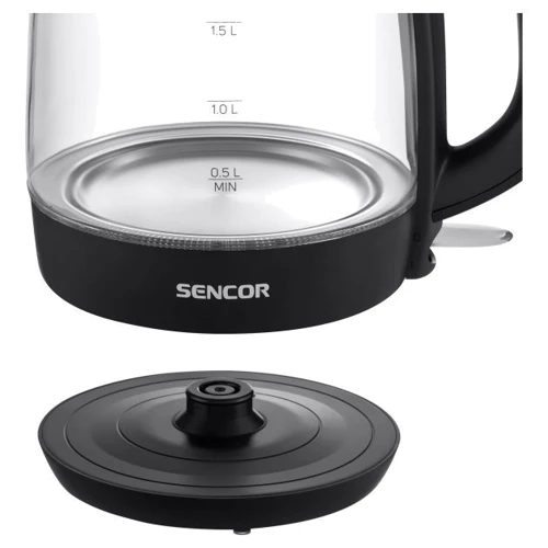 Электрочайник Sencor SWK 7301BK: Тип нагревательного элемента дисковый (скрытый)