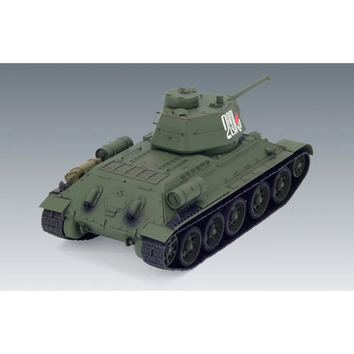 Советский средний танк Т-34/76 (производства конца 1943 г.) Т-34/76 (late 1943 prod.) WWII Soviet medium tank (ICM35366) фото 17