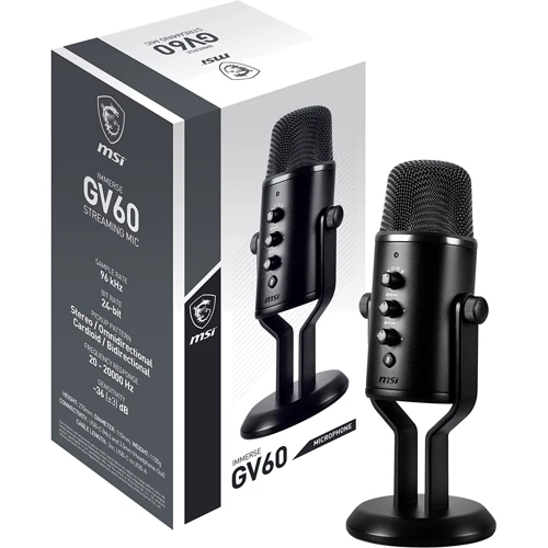 Микрофон MSI Immerse GV60 Streaming Mic (OS3-XXXX002-000): Назначение для компьютера