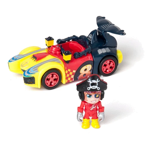 Машинка-конструктор T-Racers – Міксуй та драйвуй (з гонщиком, в ас., у дисплеї) (PTR1D208UA01)