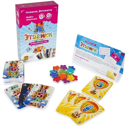 Настольная игра The Brainy Band Этажики (Поверхівочки) (укр.) (420606_1): Вид обучающие