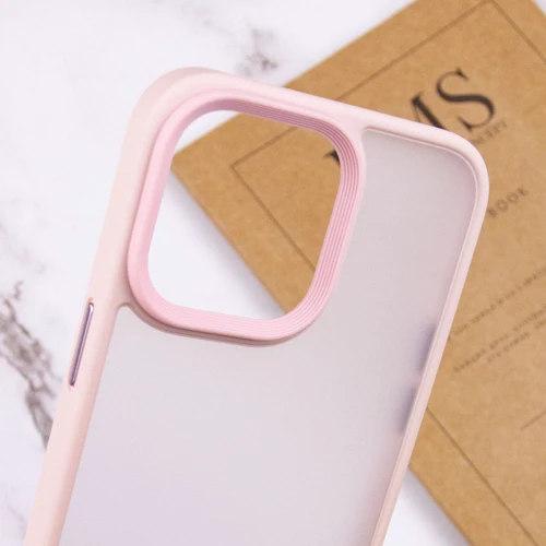 Чохол для iPhone Mobile Case TPU+PC Metal Buttons Pink for iPhone 13 Pro Max фото 5