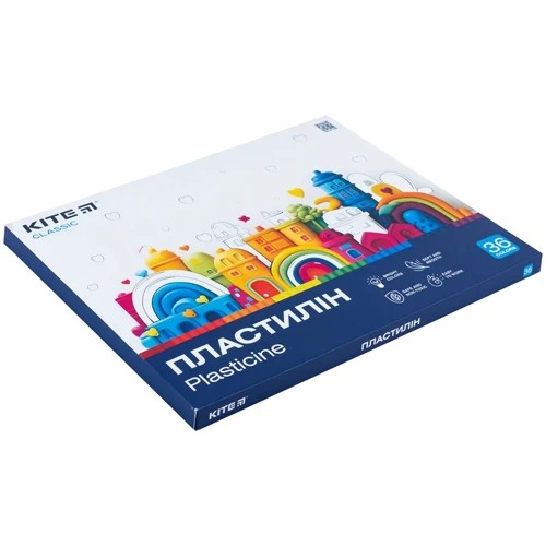 Пластилин восковой Kite Classic 36 цветов 720 г (K-078) фото 5
