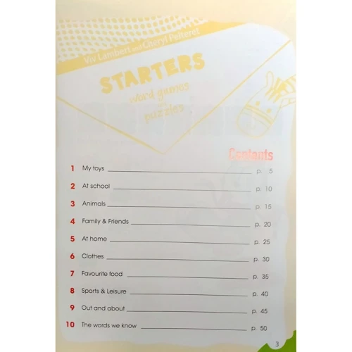 Word Games and Puzzles Starters: Student's Book with DigiBook App: Обложка Мягкая