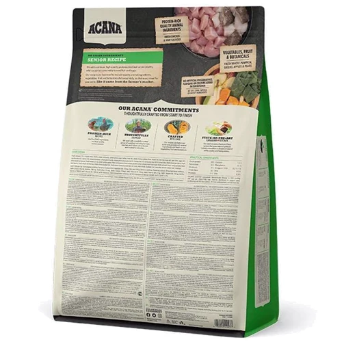 Сухий корм ACANA Senior Dog Recipe для літніх собак усіх порід з м'ясом курчати 2 кг (a51023): Тип Сухой корм