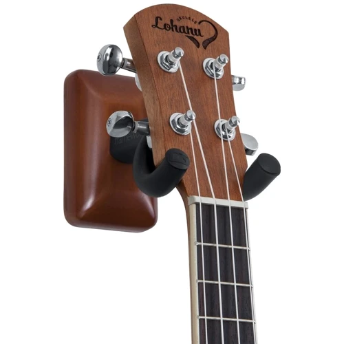 Настенное крепление для укулеле / мандолины GATOR FRAMEWORKS GFW-UKE-HNGRMHG Wall Mount Ukulele/Mandolin Hanger (Mahogany): Производитель FRAMEWORKS