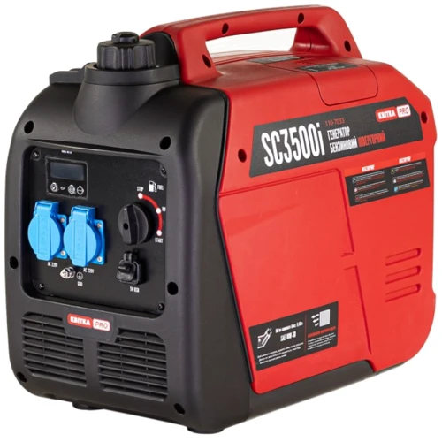Инверторный бензиновый генератор Квітка PRO SC3500i (3.2 кВт) (110-7033): Тип запуска ручной стартер