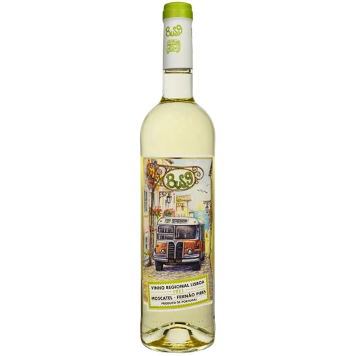 Вино Vinho Regional Lisboa "Bus.9" Moscatel-Fernao Pires белое сухое 0.75 л (FSH_5602523126011)