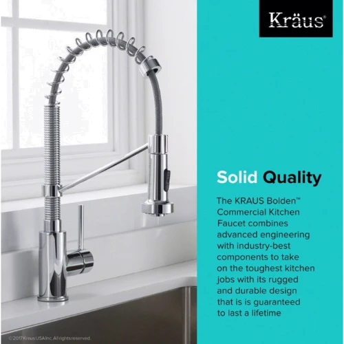 Змішувач для кухонного миття Kraus KPF-1610SFSCH