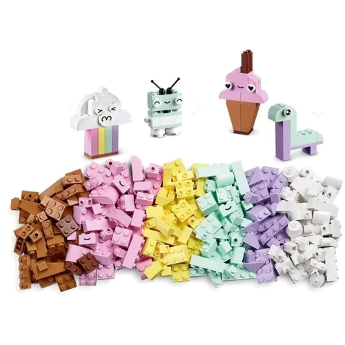 Конструктор LEGO Classic Творческое пастельное веселье 333 детали (11028): Рекомендуемый возраст 5+