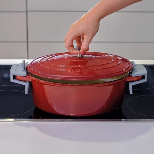 Силіконова накладка на ручку KELA Cali 11.3х5.5х7.5 см, бежева (12871)