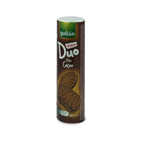 Печиво Gullon Mega Duo сендвіч з темним шоколадним кремом, 500г