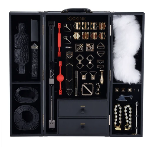 БДСМ-набор LOCKINK All-in-1 BDSM Play Kit - Crocodile Leather: Производитель LOCKINK
