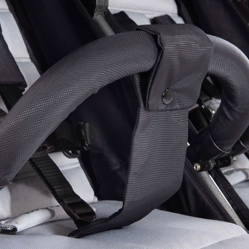 Прогулочная коляска для двойни Hauck Rapid 3R Duo с адаптерами (silver/charcoal): Возможность установки люльки нет