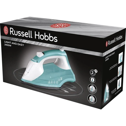 Утюг Russell Hobbs Light & Easy Iron 26470-56: Цвет бирюзовый