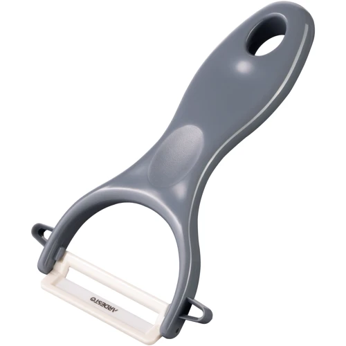 Овощечистка Ardesto Fresh 13.5х7.8 см (AR8340G): Лезвие Камни из карбида и керамики