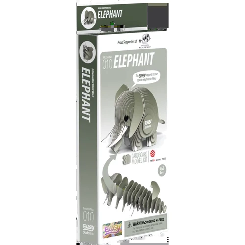 Збірна модель 3D Eugy Зоопарк: Слон (XEG-010)