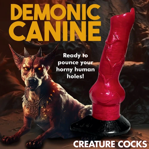 Фантазійний фалоімітатор Пекельна Гонча Creature Cocks Hell-Hound Canine Silicone Dildo