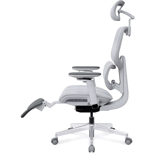 Крісло Mealux D2 Air Plus Grey (HF-D2 Plus M/G): Матеріал оббивки Тканина, З сіткою