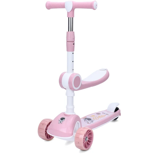 Дитячий самокат 3в1 iTrike MAXI (JR3-097) 3 кольори: Кількість коліс 3