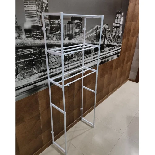 Полиця-стелаж Stenson для туалету 56х24х154 см (R30893)