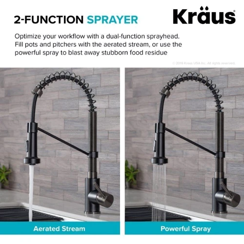 Змішувач для кухонного миття Kraus KPF-1610MBSB