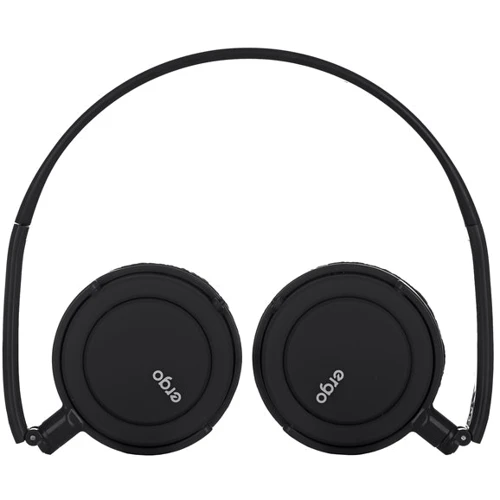 Навушники Ergo VM-330 Black: Тип конструкції накладні