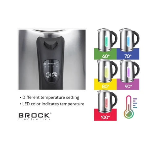 Электрочайник BROCK WK 2302 D: Объем, л 1,7