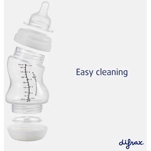 Антиколиковая бутылочка Difrax S-bottle Wide с силиконовой соской 310 мл Clay (707 Clay): Объем, мл 310