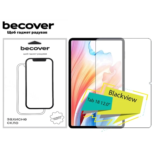 Аксесуар для планшетних ПК BeCover Tempered Glass Clear для Blackview Tab 18 (713039)
