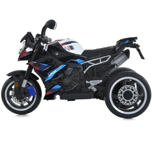 Детский трехколесный электромотоцикл Bambi 50W черный (M 6142EL-2)