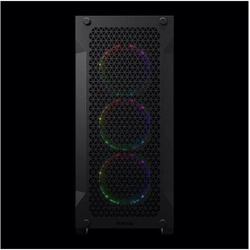 Корпус GAMDIAS Athena P1 Black (4712960137066): Материал передней панели сталь