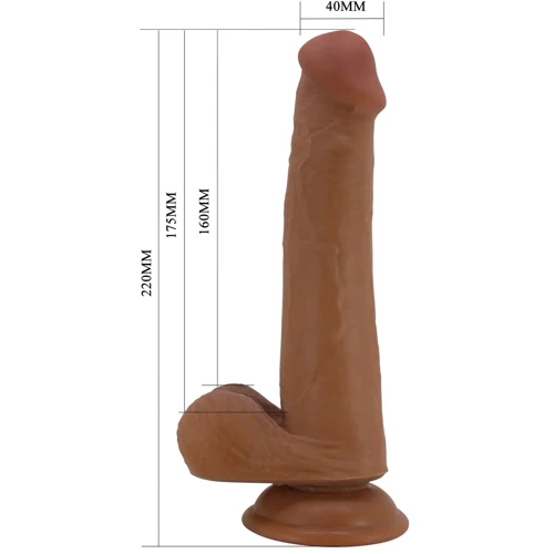 Фаллоимитатор с эффектом скользящей кожи LYBAILE Pretty Love Tallen Sliding Skin 8.7” (BW-008117LP-1)