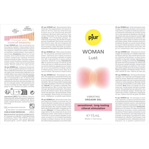 Рідкий вібратор pjur Woman Lust 15 мл