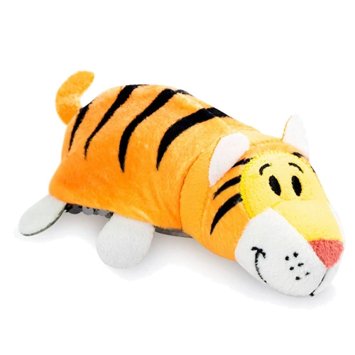 Мягкая игрушка с пайетками 2 в 1 - ZooPrяtki - слон-тигр (12 cм)