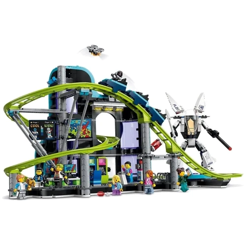 Конструктор LEGO City Парк развлечений «Мир роботов» 986 деталей (60421): Количество деталей, шт. 986