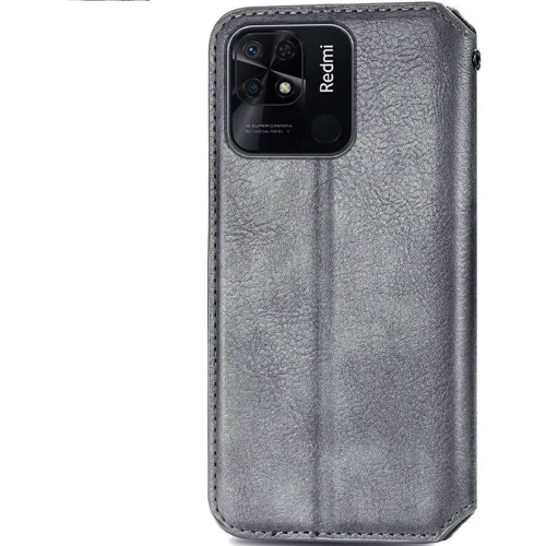 Аксессуар для смартфона Mobile Case Getman Cubic Grey for Xiaomi Redmi 10A: Материал искусcтвенная кожа и термополиуретан