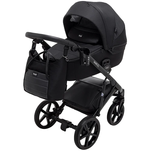 Коляска 2 в 1 Bair Marcel Soft BM-452 чорний фото 9